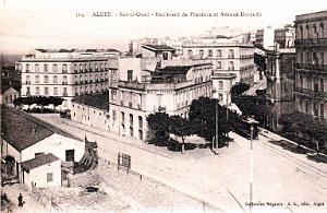 ALGER - BAB-EL-OUED - BOULEVARD DE PROVENCE ET AVENUE DURANDO